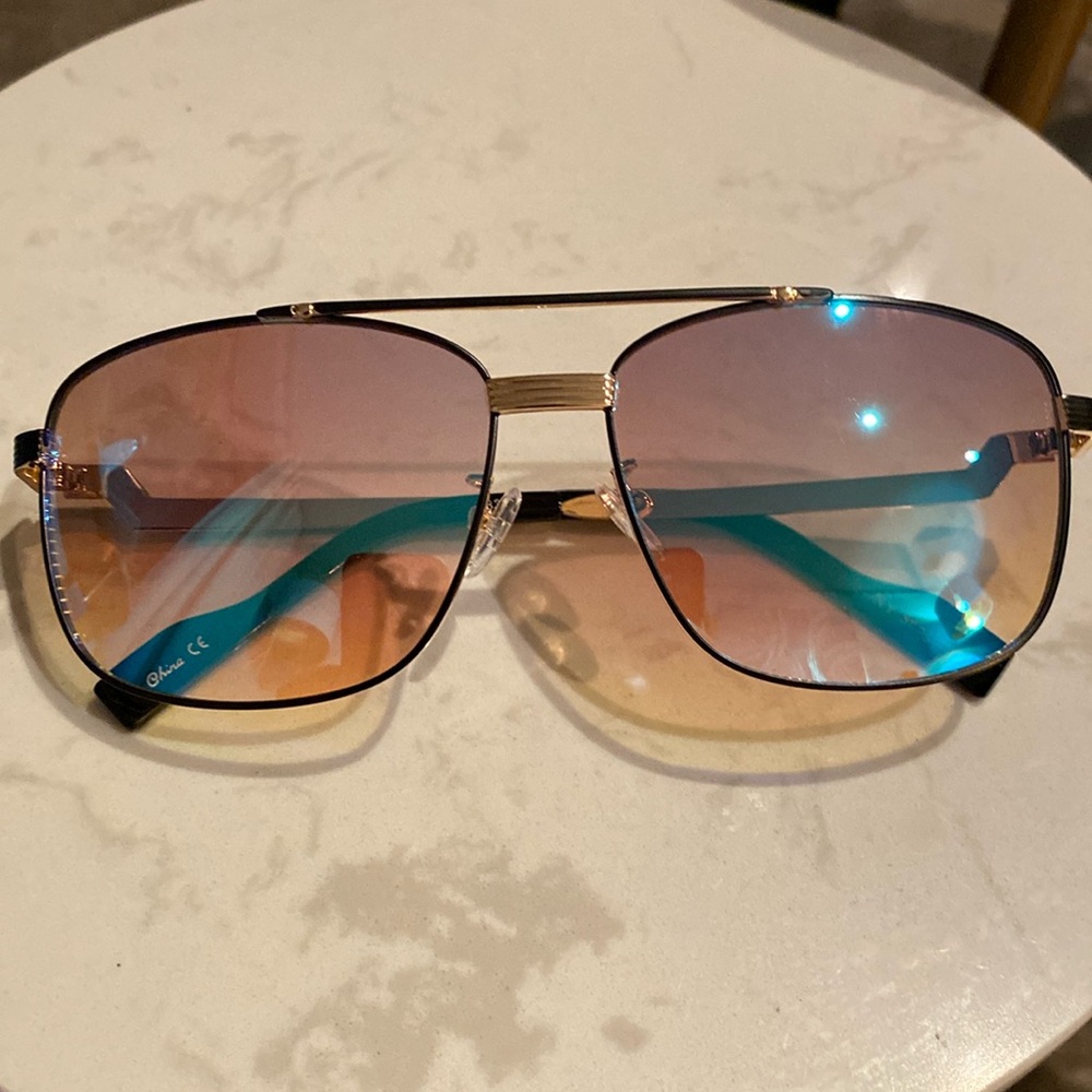 Gold and Black Shades